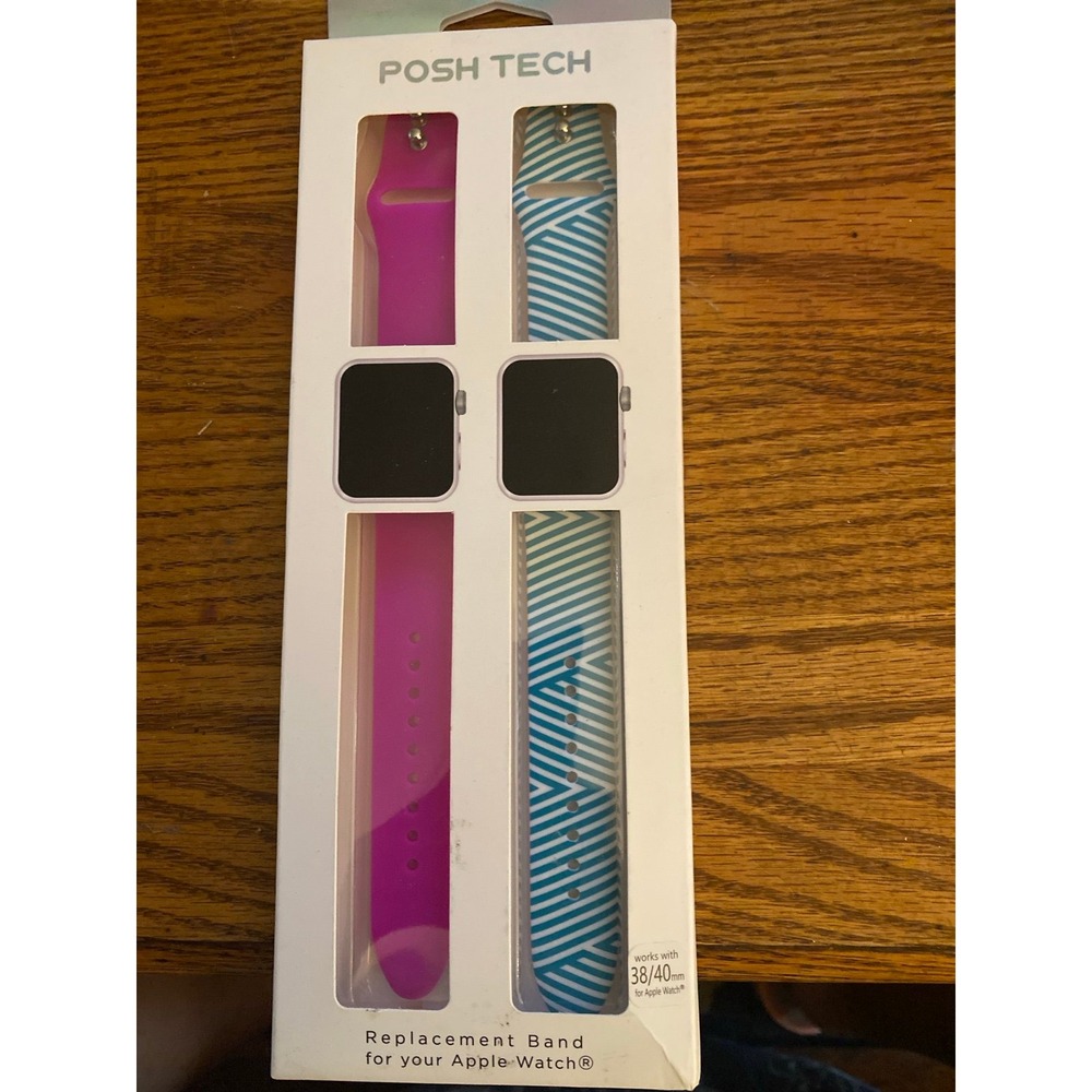 Posh Tech Leather Band fits 38/40  for Apple Watch 10 9 8 7 SE 6